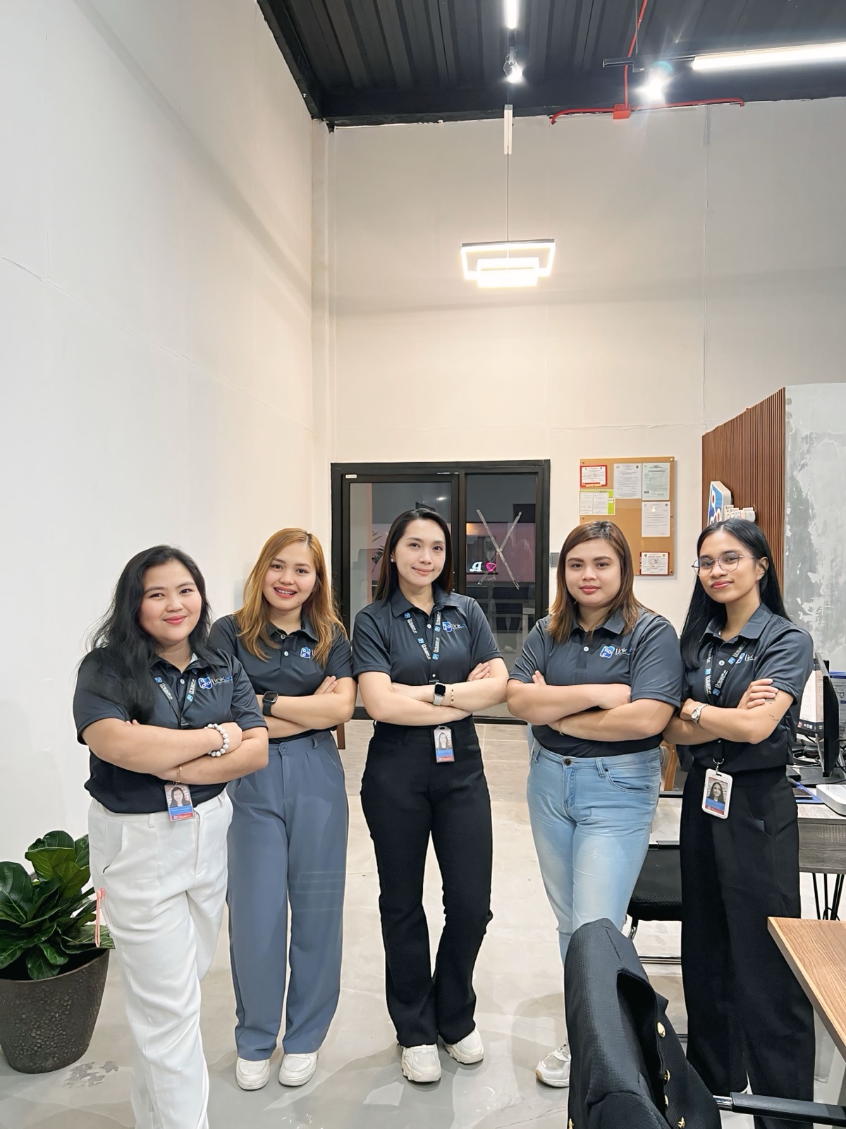 Linkage team collaborating in the Angeles City office
